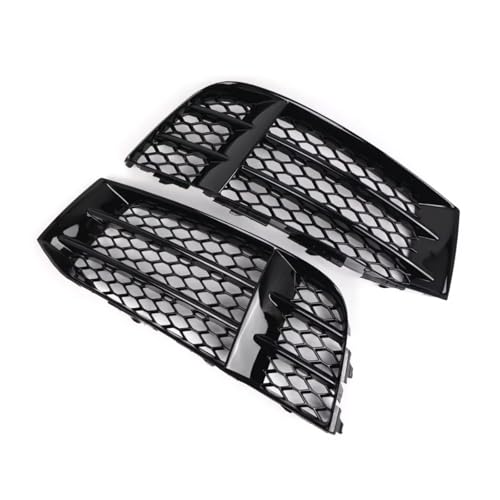 Rejilla antiniebla negra brillante para Audi A5 S5 RS5 B8.5 2008-2016, par de paneles frontales 3