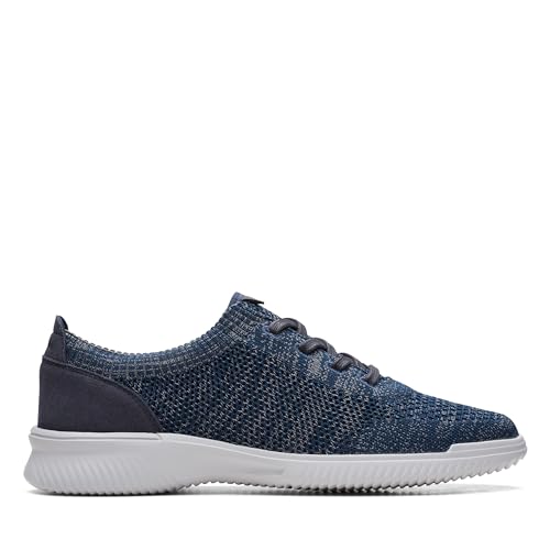 Clarks Men's Navy Knit Casual Lace up (26164653) UK-7