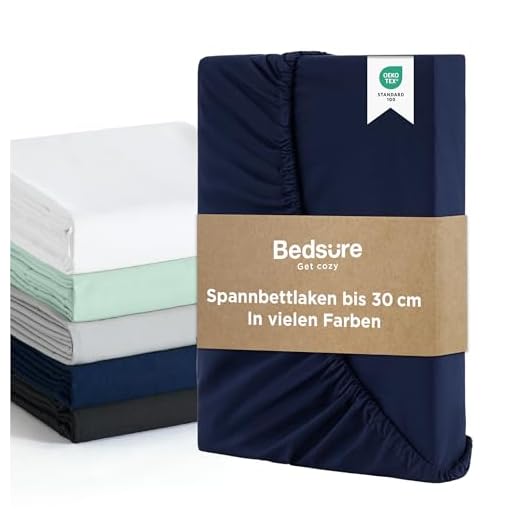 Lifewit Spannbettlaken 100 x 200 cm, ultraweiches Bettlaken für Matratzen bis zu Einer Höhe von 30 cm, knitterfrei und lichtbeständig – nur Spannbetttuch, Grau 2 BEDSURE Spannbettlaken 180x200cm Boxspringbett Topper - Mikrofaser Bettlaken 180x200 cm blau für Matratze bis 30 cm hohe, weiches Spannbetttuch Leintuch