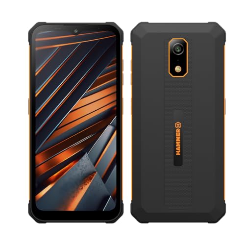 Robust Smartphone Hammer Iron Va – Vattentät, 6500 mAh, 64 GB, Android 14