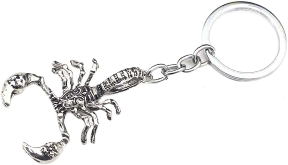 Leadigol Fashion Retro Metal Scorpion Shape Keychain, Personality Punk Pendant Key Chain Bag Pendant Car Keyring Jewelry Accessory For Women and Men - Image 4