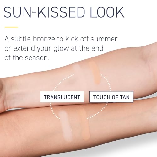 Image of Brush On Block New Formula SPF 30 Mineral Powder Sunscreen, Touch of Tan, Refillable, Broad Spectrum, Water Resistant Face Protection, For All Skin Types, Subtle Hint of Color, Reef Friendly