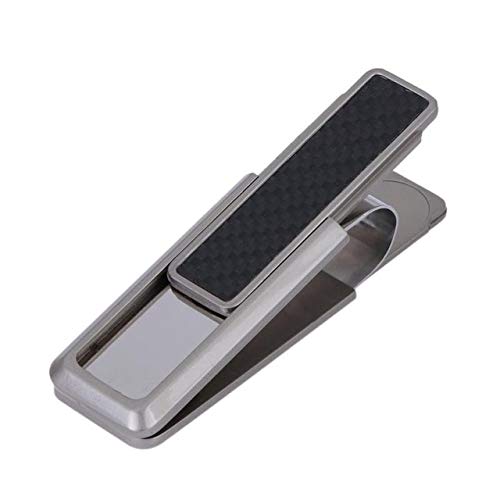 elbme ELBME® Pack of 1 Money Clips for Men (Color : Silver, Size: Standard Size, Material: Alloy)_2-picture-14