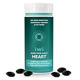 Iwi Life Heart Omega-3, 60 Softgels (30 Servings), Vegan Plant-Based Algae Omega Fatty Acids + EPA, Heart Health Support Dietary Supplement, Krill & Fish Oil Alternative, No Fishy Aftertaste