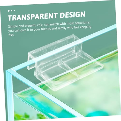 Image of VAYINATO 6 Pcs Acrylic Aquarium Fish Tank Glass Clossing Top Lid Cover Support Clip Clamp for Rimless Aquarium and Top Open Glass Support Suitable for Tank Thickness (6MM) by Petzlifeworld