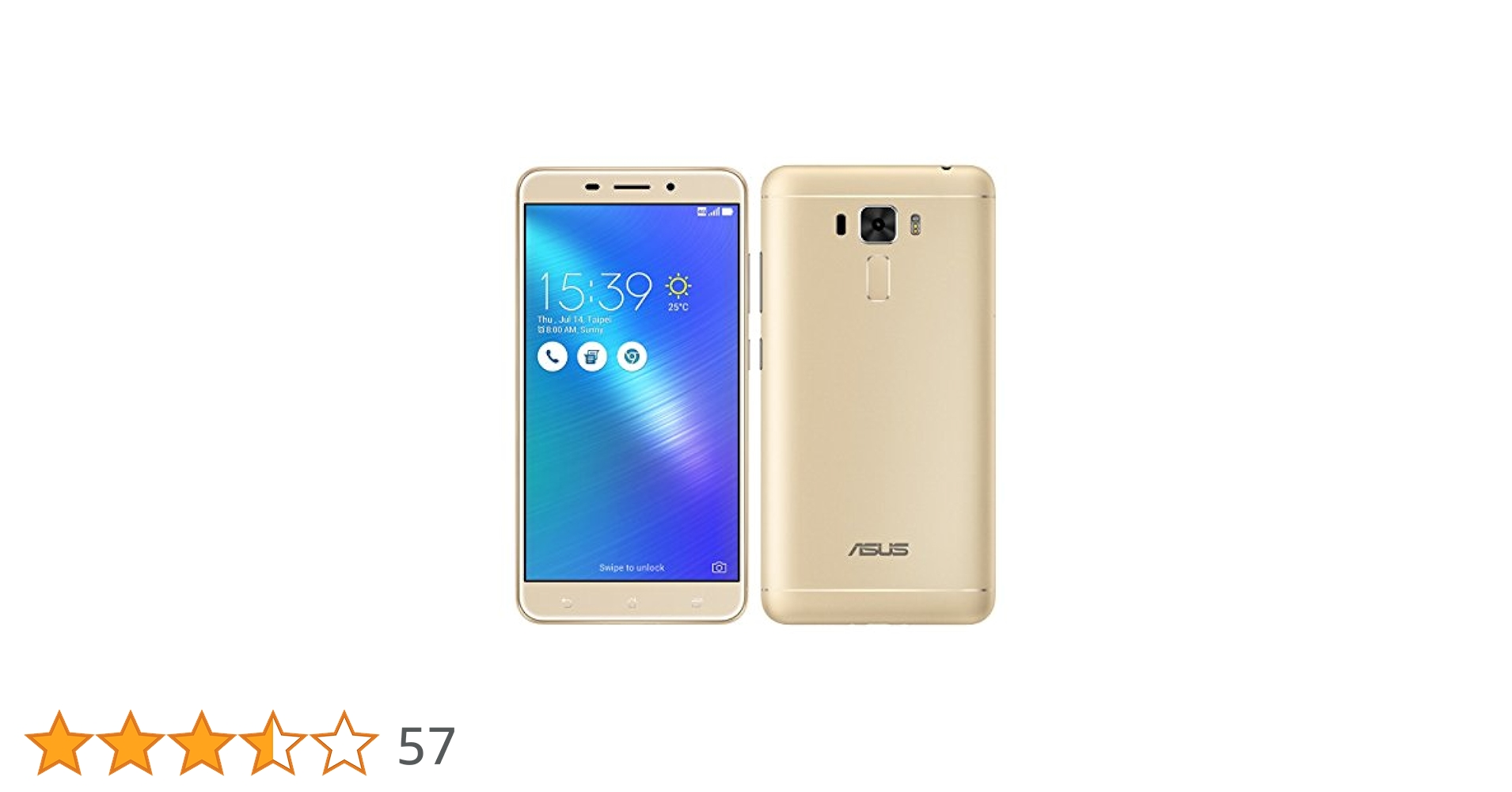 ASUS - Zenfone 3 SIMフリー ZenFone 3 ASUS-Z017DA SIMフリー サファイアブラック 送料無料