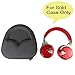 co2CREA Hard Travel Case Replacement for Silensys E7 / Meidong E7B Active Noise Cancelling Bluetooth Headphones (Black Case + Internal Red)