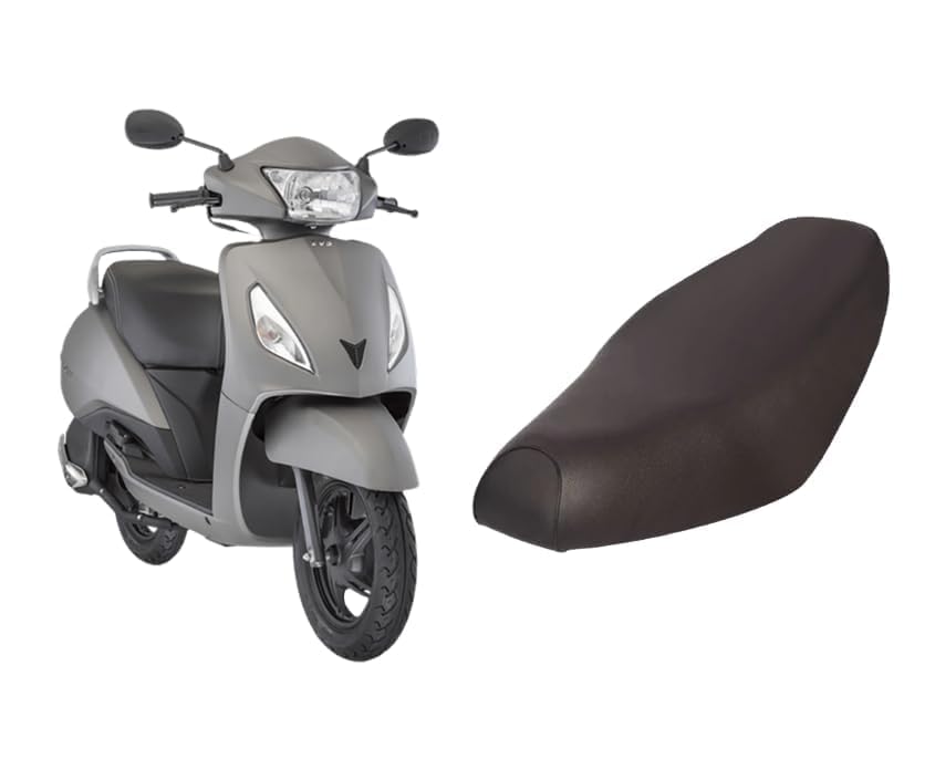 YASH Enterprises Scooty Removable & Washable Leather Waterproof Seat Cover Black for - All TVS Jupiter 125cc-picture-10