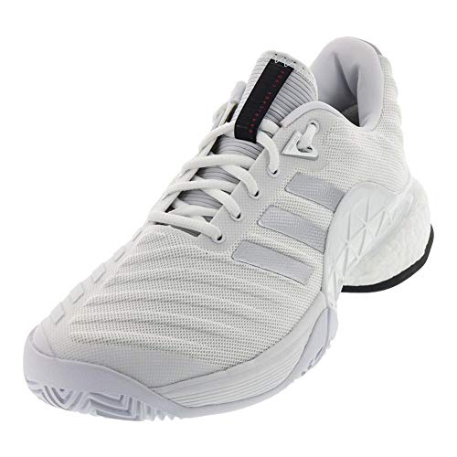 adidas Barricade 2018 Boost Shoe - Men's Tennis 12.5 White/Silver Metallic
