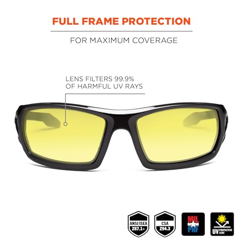 Image of Ergodyne Skullerz ODIN Safety Glasses Sunglasses, Impact Resistant Z87.1+
