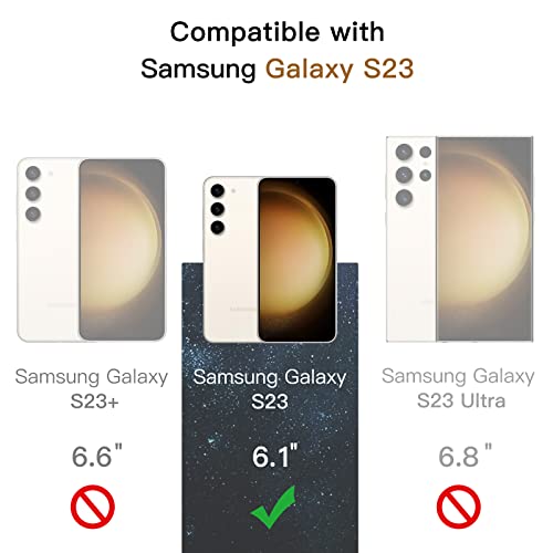 Image of JETech Privacy Tempered Glass Screen Protector Guard for Samsung Galaxy S23 5G with Camera Lens Protector, Anti-Spy, Fingerprint ID Compatible, 2-Pack Each