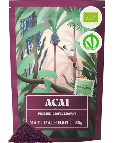 NaturaleBio Bio Acai w Proszku Liofilizowane Superfood
