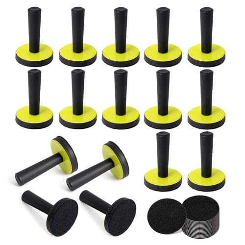FOSHIO 16 Pack Car Wrap Magnets with Felt Base, Bright Green...