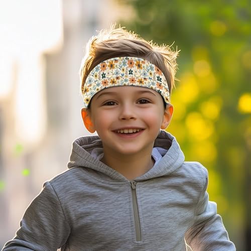 Sports Sweatbands for Children Wicking Headband Breathable Sweat Headband Girls Boys for Football Basketball2