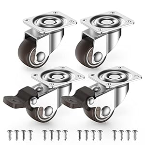 Holkie PBJL1ZHH Möbel-Lenkrollen 4er Set