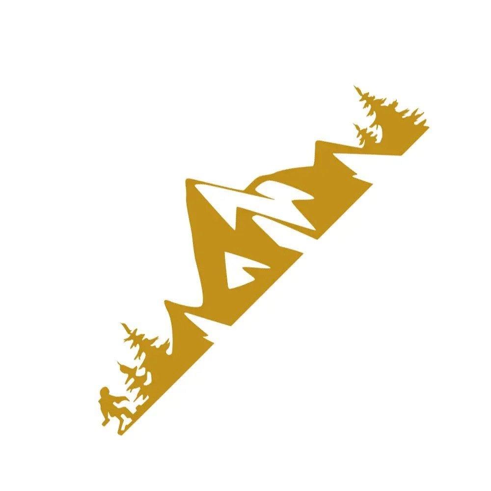 Dabhuoc Matt Gold Car Pickup Whole Body Stickers Decals Cover Auto Accessories(Matt Gold)