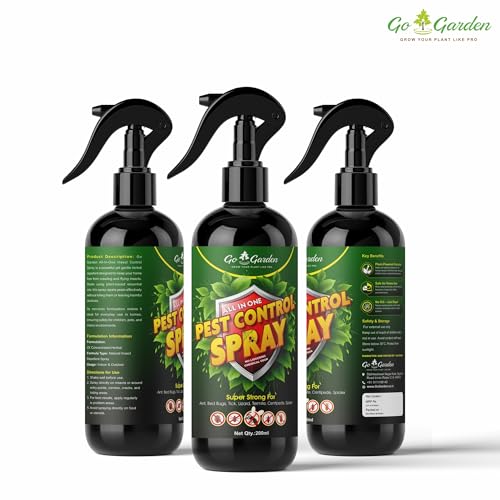 Image of Go Garden All-in-One Pest Control Insect Repellent Spray 200 ML | Multi-Purpose Home Pest Control for Lizard, Ant, Termite, Bed Bugs, Spider, Fly, Centipede & Mouse | Non-Toxic | Indoor & Outdoor Use