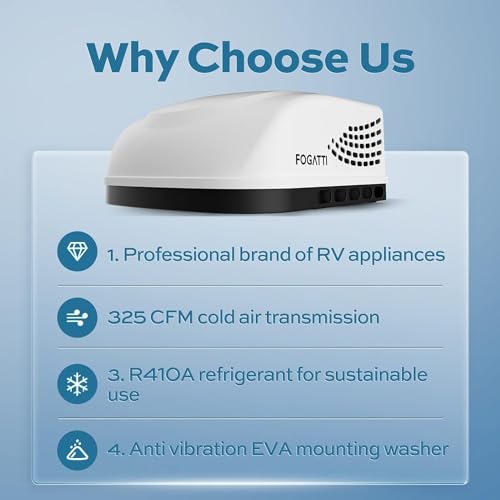 Fogatti FAA150 Rv Ac Unit 15000 Btu All-In-One Rooftop Non-Ducted Air Conditioner thumb #1
