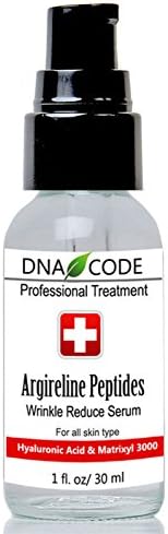 DNA Code®-No Needle Alternative-Pure Argireline Peptides Wrinkle Reduce Serum+ Matrixyl 3000+Hyaluronic Acid