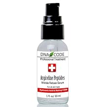 DNA Code-No Needle Alternative-Pure Argireline Peptides Wrinkle Reduce Serum+ Matrixyl 3000+Hyaluronic Acid