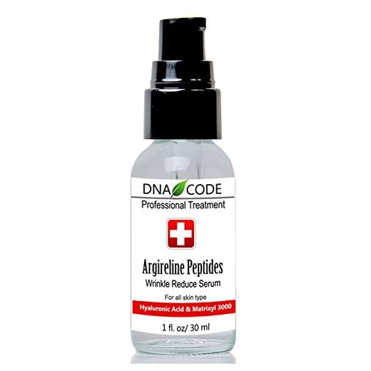 DNA Code®-No Needle Alternative-Pure Argireline Peptides Wrinkle Reduce Serum+ Matrixyl 3000+Hyaluronic Acid