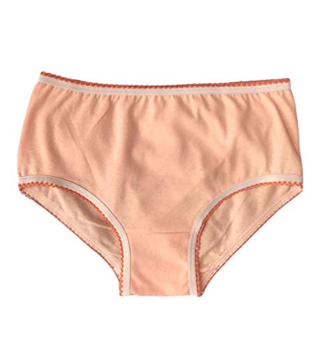 Kit Com 10 Calcinha Lisa Infantil 100% Algodão (GG)