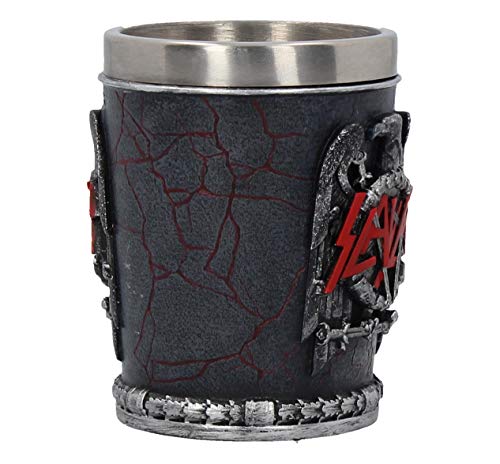 Nemesis Now B4132M8 Slayer Shot Glass 7Cm Black, Resin W/Stainless Steel Insert , Grey #TOP4
