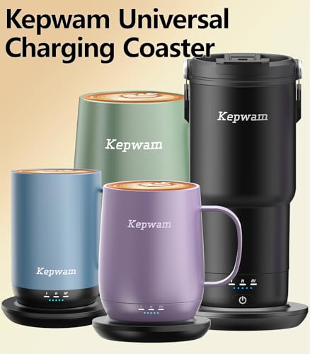 Image of Kepwam Universal Charging Coaster - Compatible with Kepwam Self Heating Coffee Mug