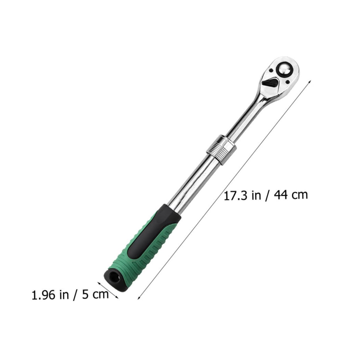 Homoyoyo Clé à Cliquet en Acier Vert Extensible, à 72 Dents