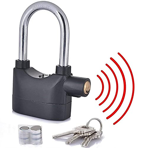Dhyani Creation Zinc Alloy Security Pad Lock Anti Theft System With Burglar Smart Alarm Siren Motion Sensor Secure (Standard Size, Black) - Biometric (B09GRW828Q) Amazon Price History, Amazon Price Tracker