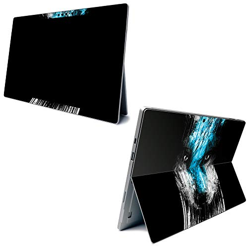 Image of MightySkins Carbon Fiber Skin for Microsoft Surface Pro 7 - Wild Rain | Textured Carbon Fiber Finish | Easy to Apply, Remove, and Change Styles | Made in The USA