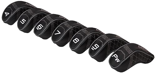 Cleveland Golf Launcher HB Turbo Iron Headcovers, 4-PW, Black/Gray