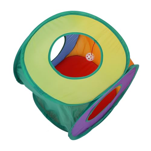 BAZEITFLOW 折りたたみ式猫隧道 可愛らしいデザインの室内用キャットネル 遊