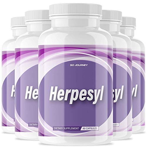 (5 pack) herpesyl pills (300 capsules)