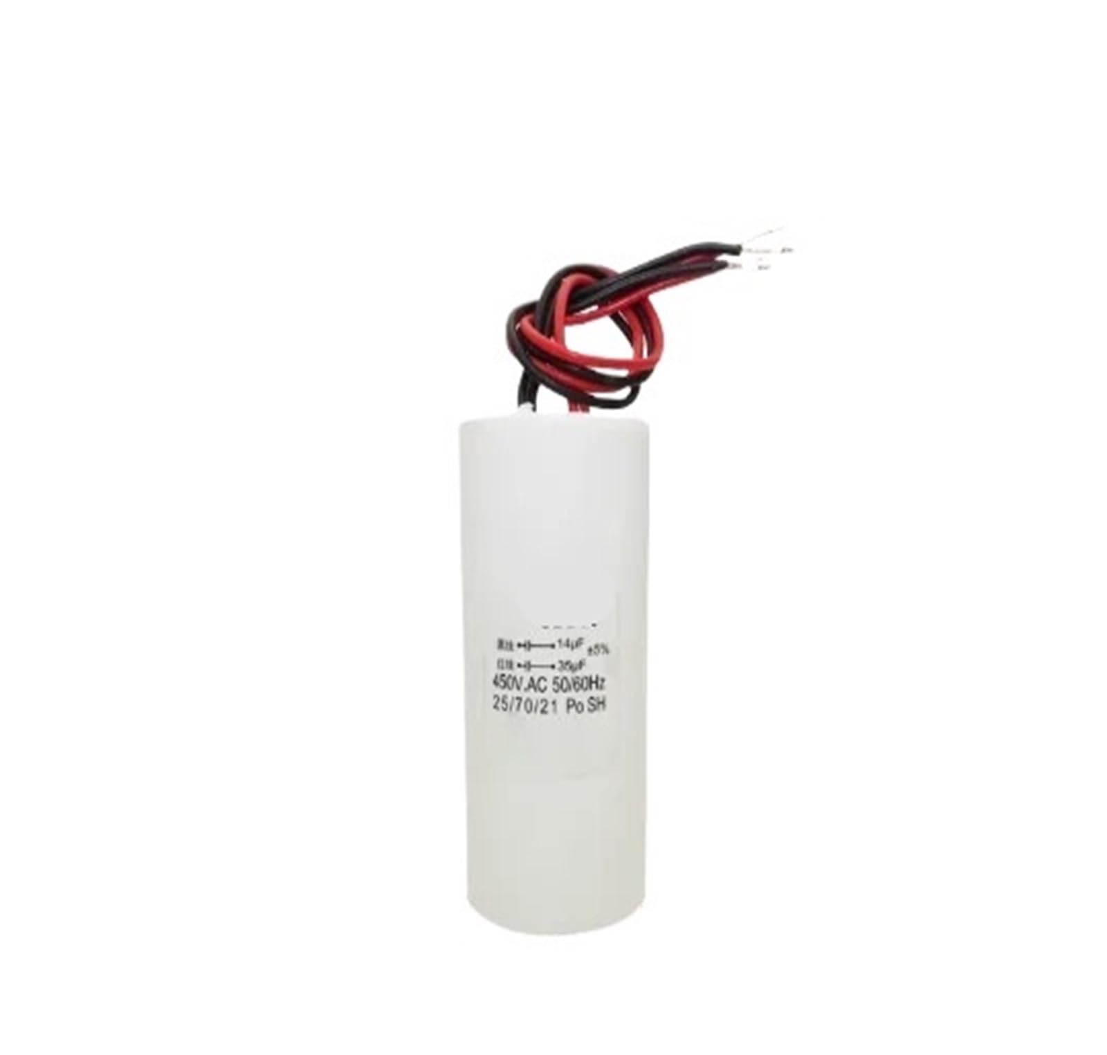 BALYDLUL 14UF+35UF CBB60 four wire dual capacitor 450V