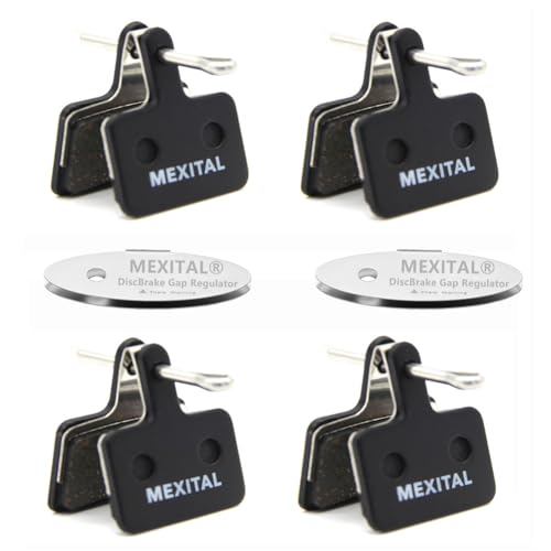 MEXITAL 4 Pares Pastillas Freno Disco para Shimano M315 M355 M365 M375 M395 M396 M415 M416 M445 M446 M447 M465 M475 M485 M486 M495 M505 M510 M515 M525 M535 M575 Tektro Orion Auriga Pro Comp