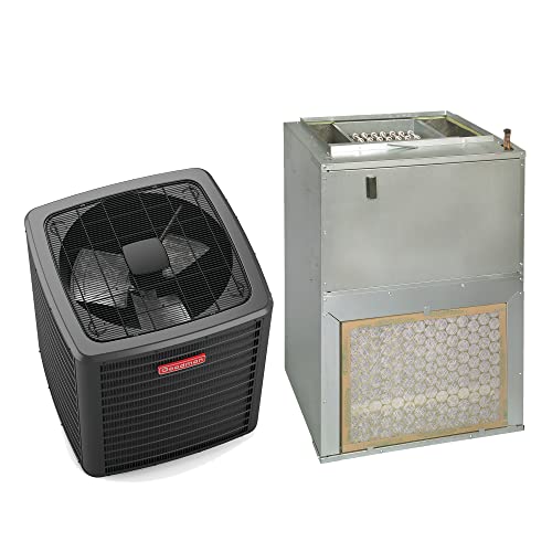 Goodman 2 Ton 14.5 SEER2 Air Conditioning System (Front Return - 5Kw Heat) - Free Thermostat Included - GSXN402410-AWUF310516-TX2N4A