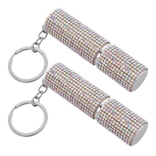 TIKODIDA Llavero 2 Frascos de Perfume Recargables 5 Ml Botella...