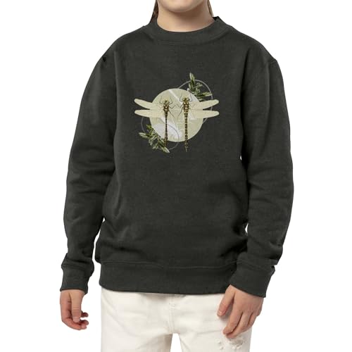 Sweatshirt enfant libellules amoureuses biologie illustration minimaliste
