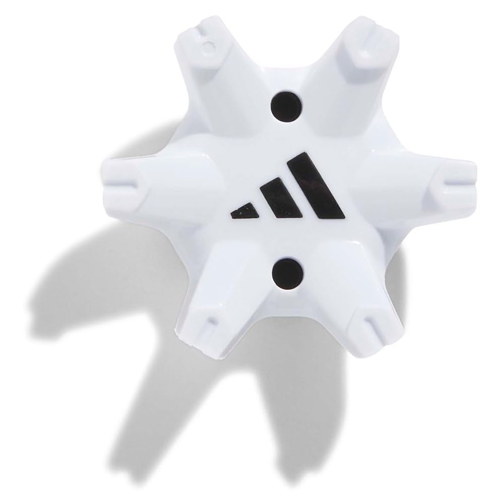 adidas Unisex THINTECH Max Golf Cleat 20PC Pack, White/Black, One Size