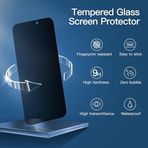 Image of NEW'C for iPhone 15 Pro Max /15 Plus Screen Protector Privacy 28