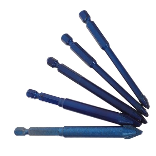 SEWACC Eccentric Drill Bit Set 5pcs Masonry Drill Bits for Concrete DIY Professional Tool