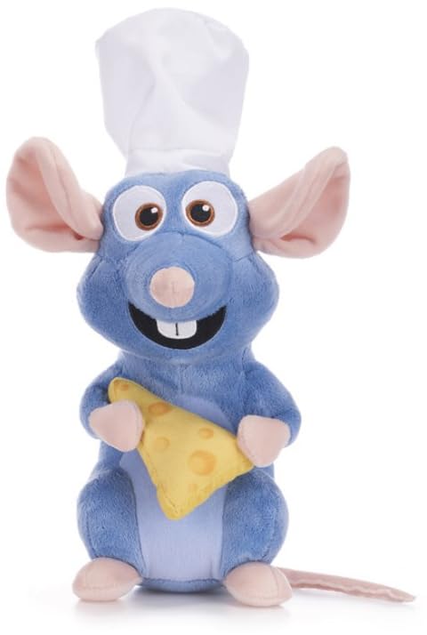 UKToyworld Ratatouille Soft Toy 12" Plush Remy Rat with Cheese