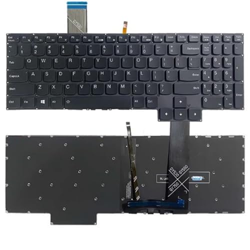 Reparar teclado Lenovo Legion 5-15ACH6H que falla con este repuesto negro US