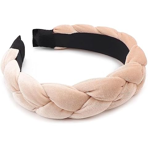 DRESHOW Velvet Braided Headbands for Women Cover