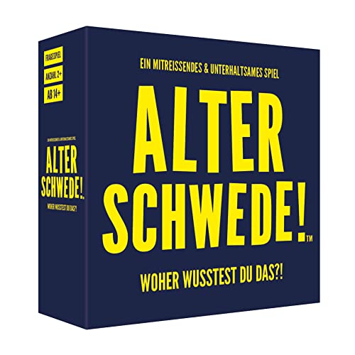 Kylskapspoesi KYL43035 Alter Schwede! - Woher wusstest du das!?, Blau und...