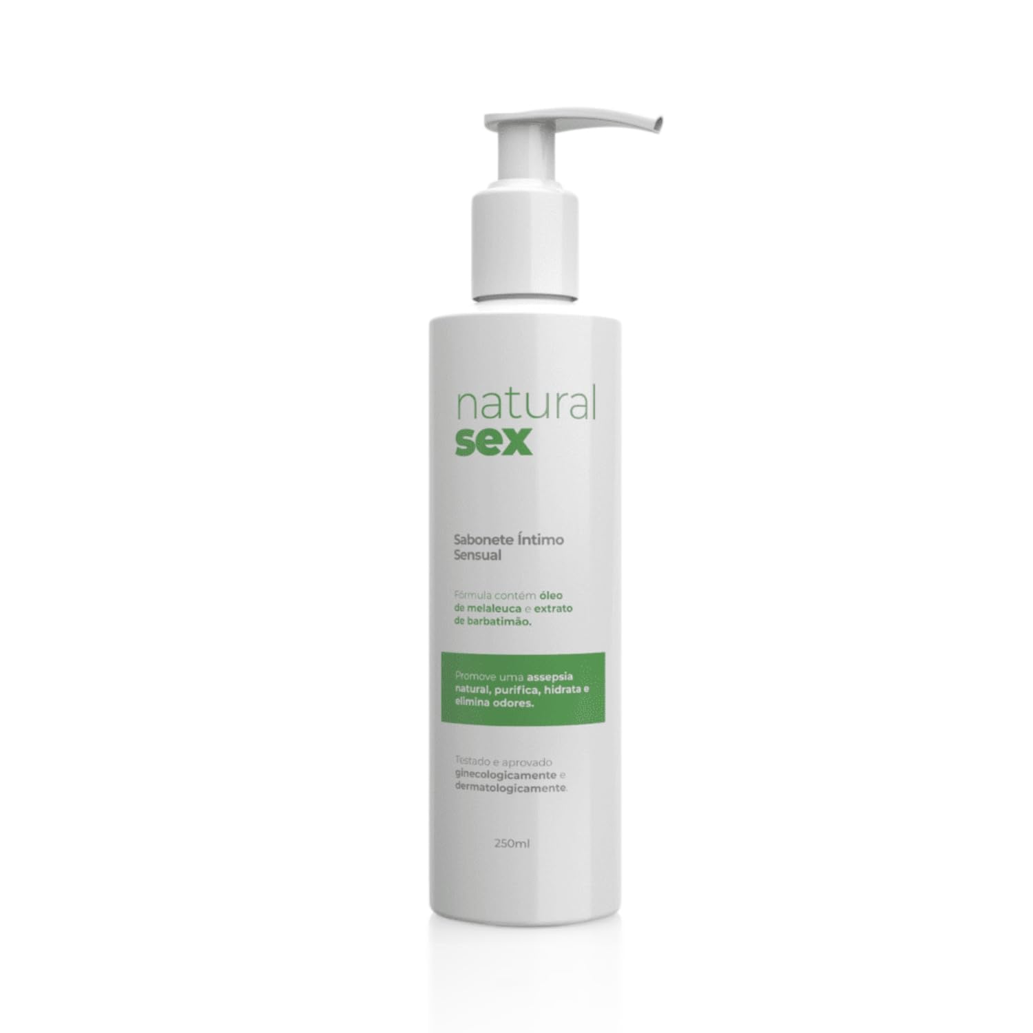 A SÓS - Sabonete Íntimo Líquido Natural Sex - 250 ml