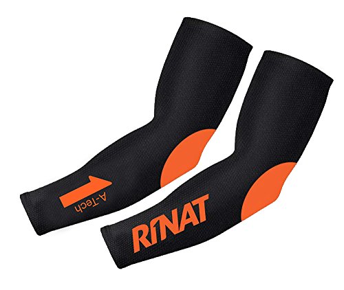 Rinat Manguito Compresivo A-Tech, Unisex Adulto, Negro, S-M