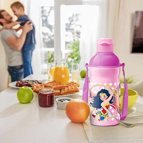 Image of Milton Kool Prime 400 Insulated Kids Water Bottle, 390 ml, Light Pink | BPA & Lead Free | Food Grade | Leak Proof | PU Insulated | Easy to Carry