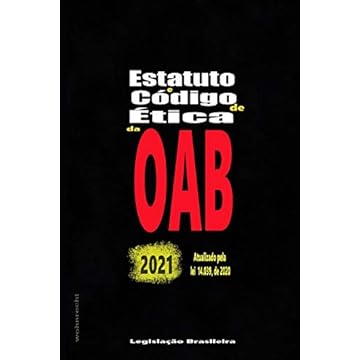 Capa do livro Estatuto e Código de Ética da OAB: 2021